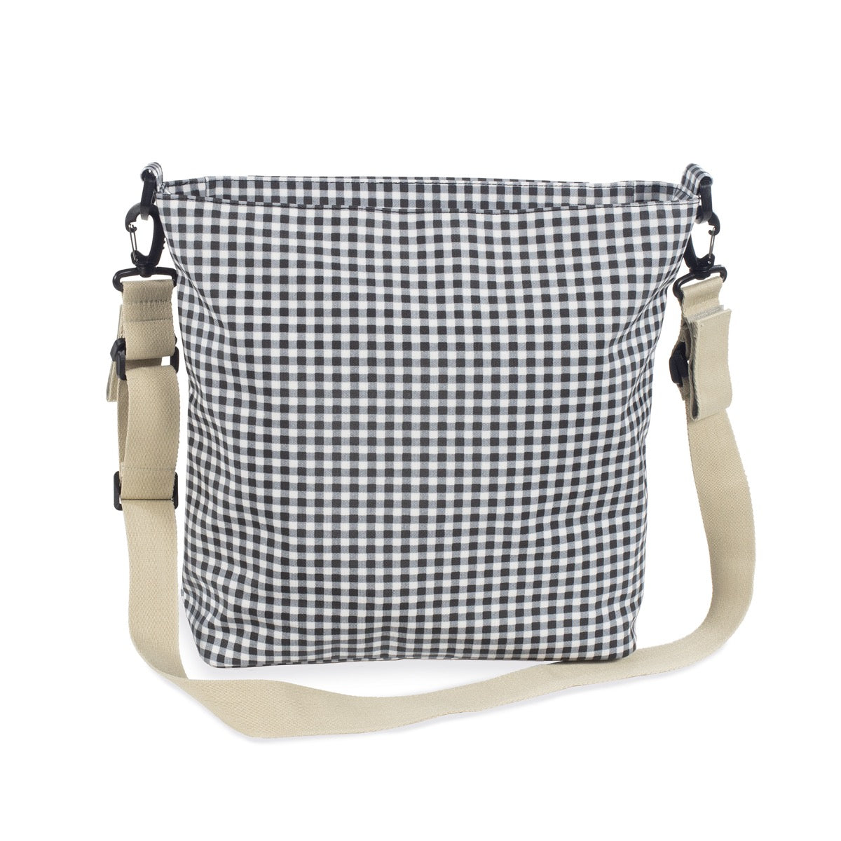 Bolsa Canastilla I Love Vichy Negro