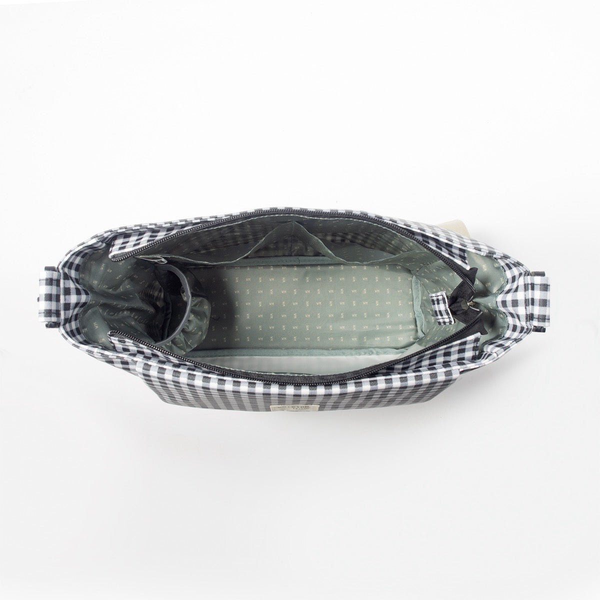 Bolsa Canastilla I Love Vichy Negro