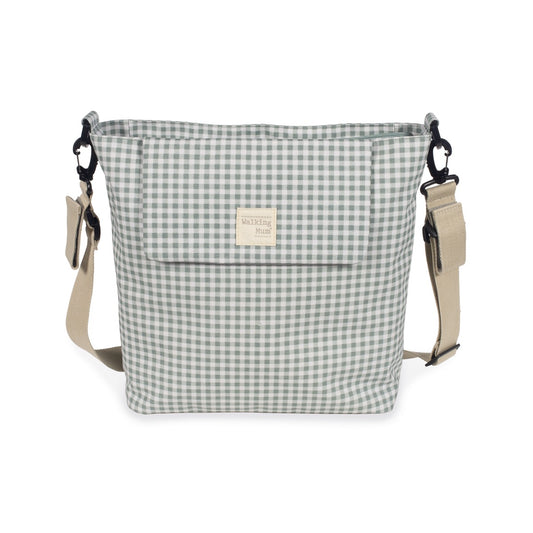 Bolsa Canastilla I Love Vichy Verde