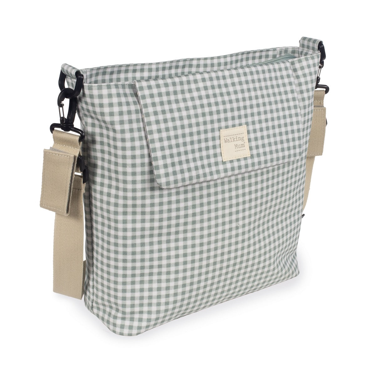 Bolsa Canastilla I Love Vichy Verde