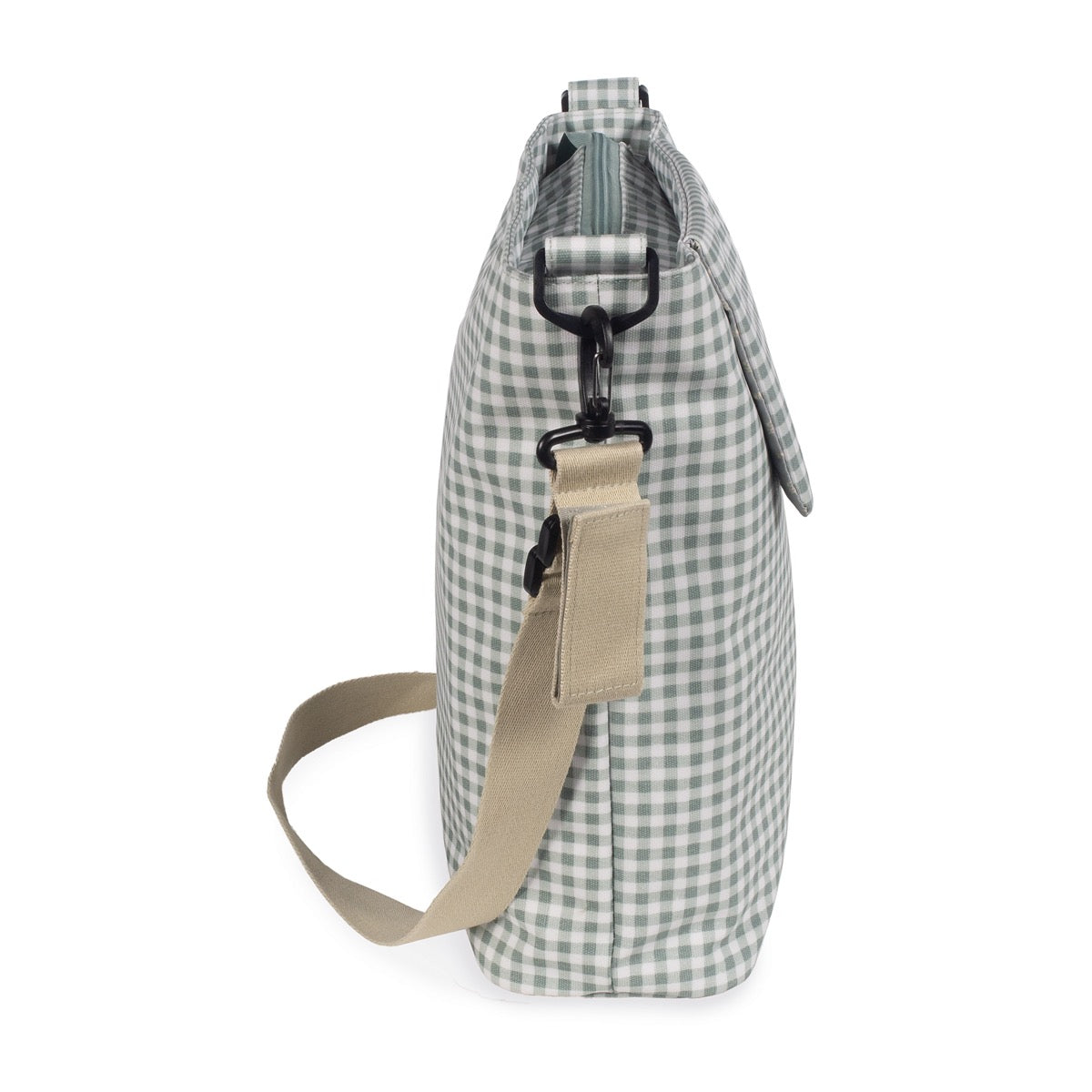 Bolsa Canastilla I Love Vichy Verde