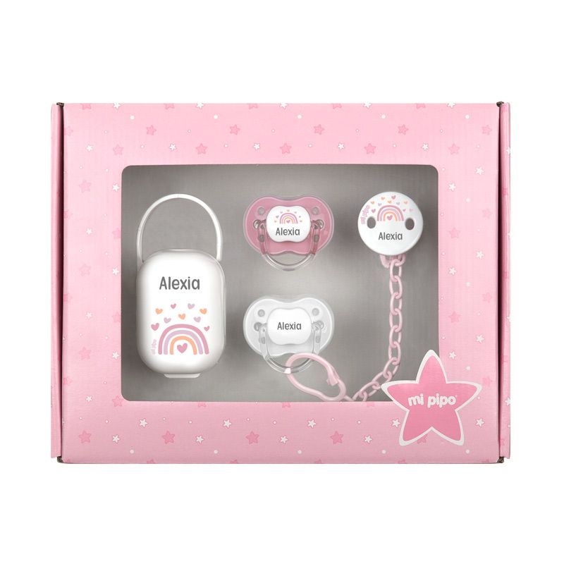 Cajita Mis Imprescindibles Arcoíris Blush Personalizada