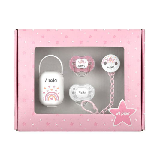 Cajita Mis Imprescindibles Arcoíris Blush Personalizada