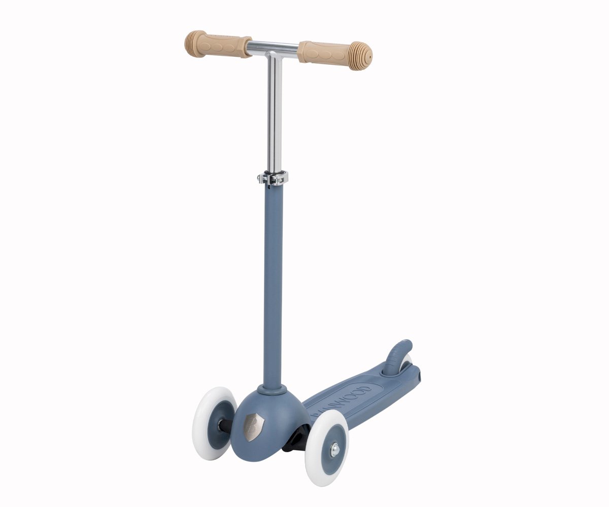 Patinete Banwood Eco + Cesta Pin & Ride Deep Sea y Pines Espacio