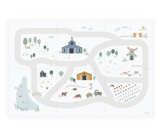 Alfombra de Juegos Tiloo Puzzle Farm