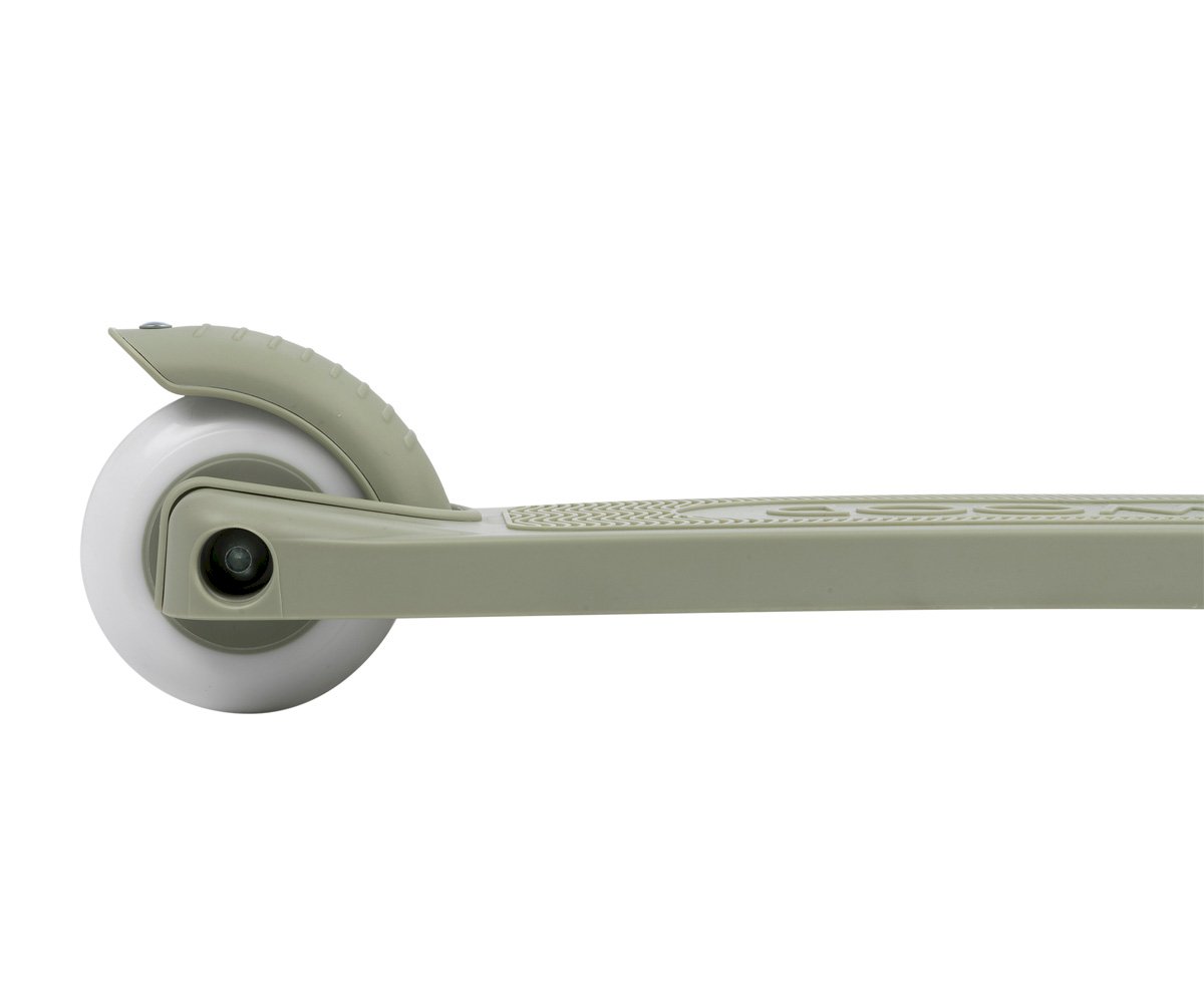 Patinete Banwood Eco + Cesta Pin & Ride Olive y Pines Dinosaurios