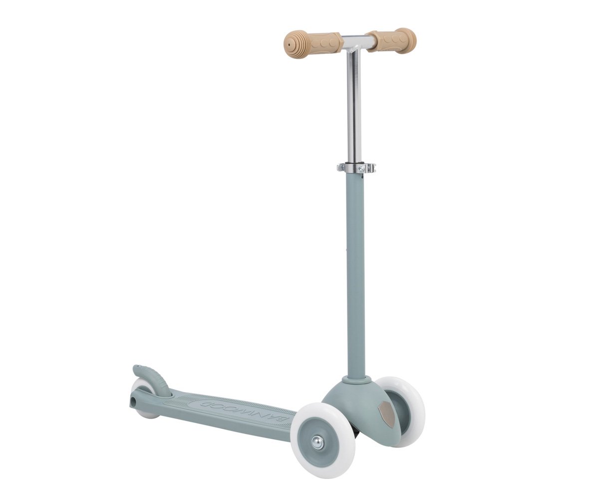 Patinete Banwood Eco + Cesta Pin & Ride Teal y Pines Espacio
