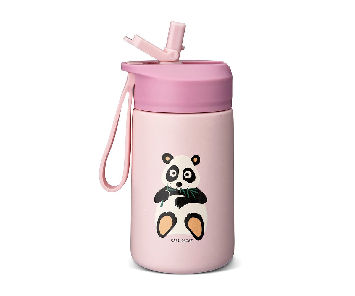 Botella de acero Steel HydraFlip 0,4 L - Panda Pink