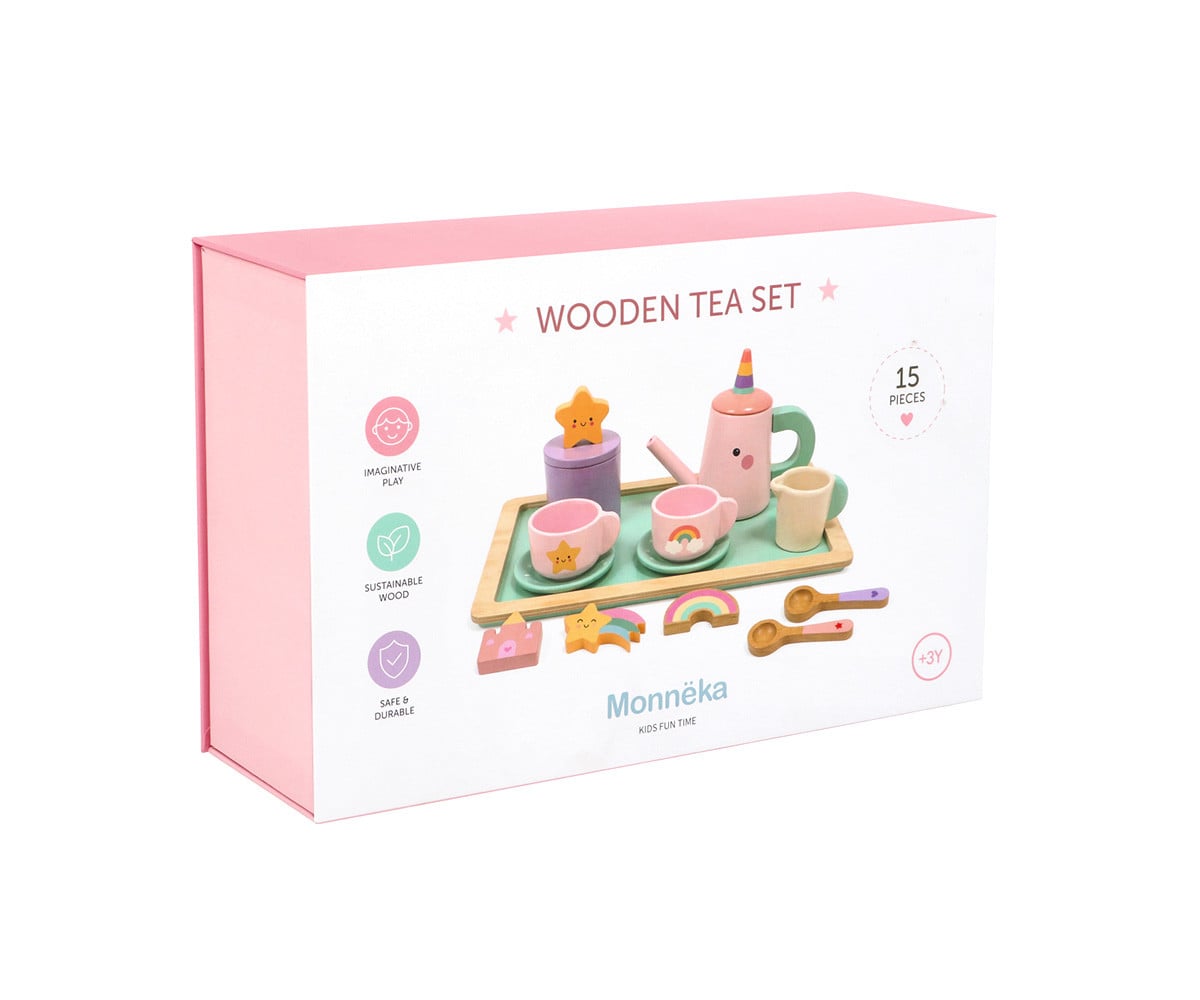 Set de Té de Madera Magic World
