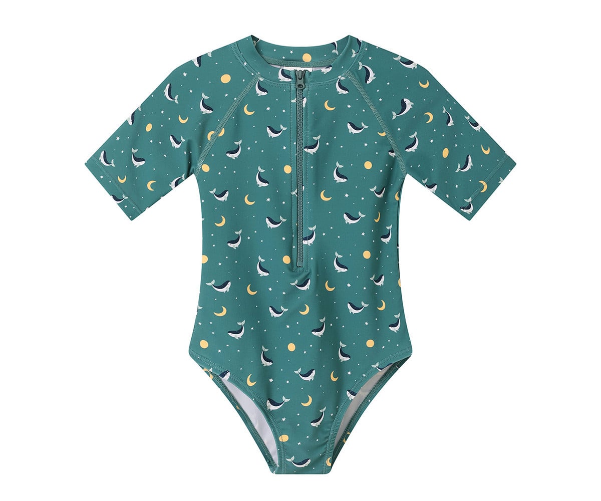 Bañador con cremallera  Whale Teal