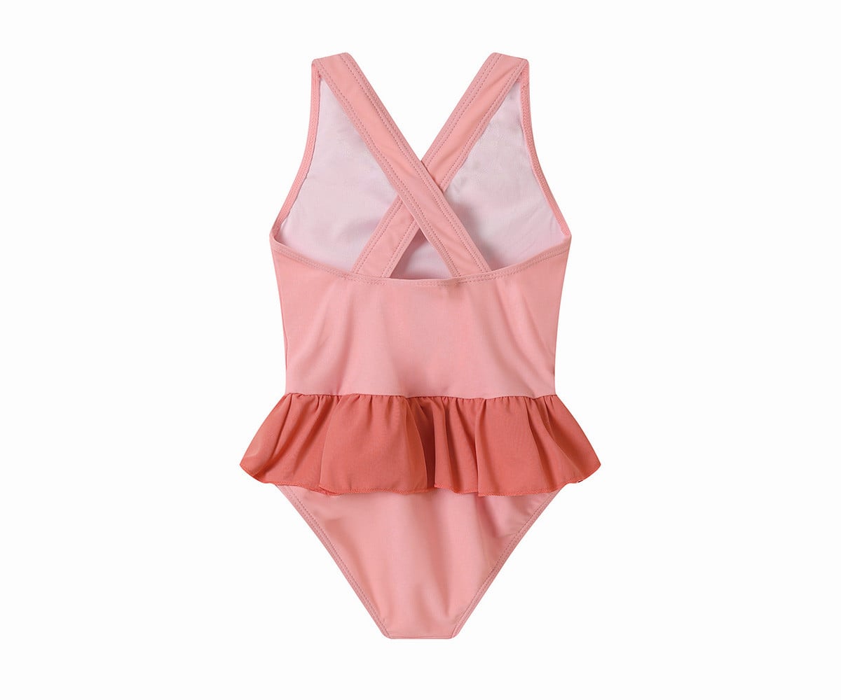 Bañador Cruzado con Volantes Stripes Bloom & Blush