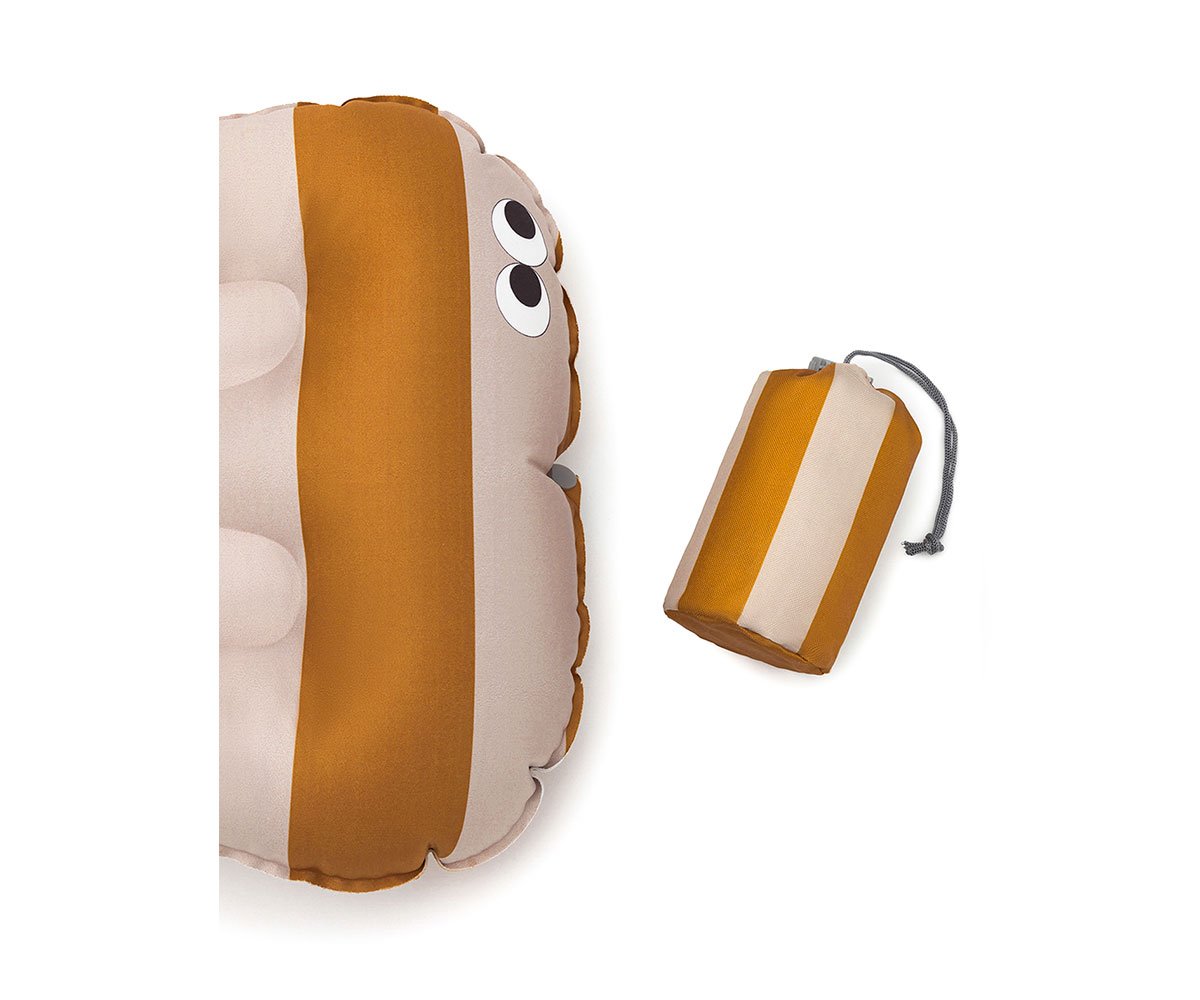 Cojín reductor para silla Stripes Nude Mustard