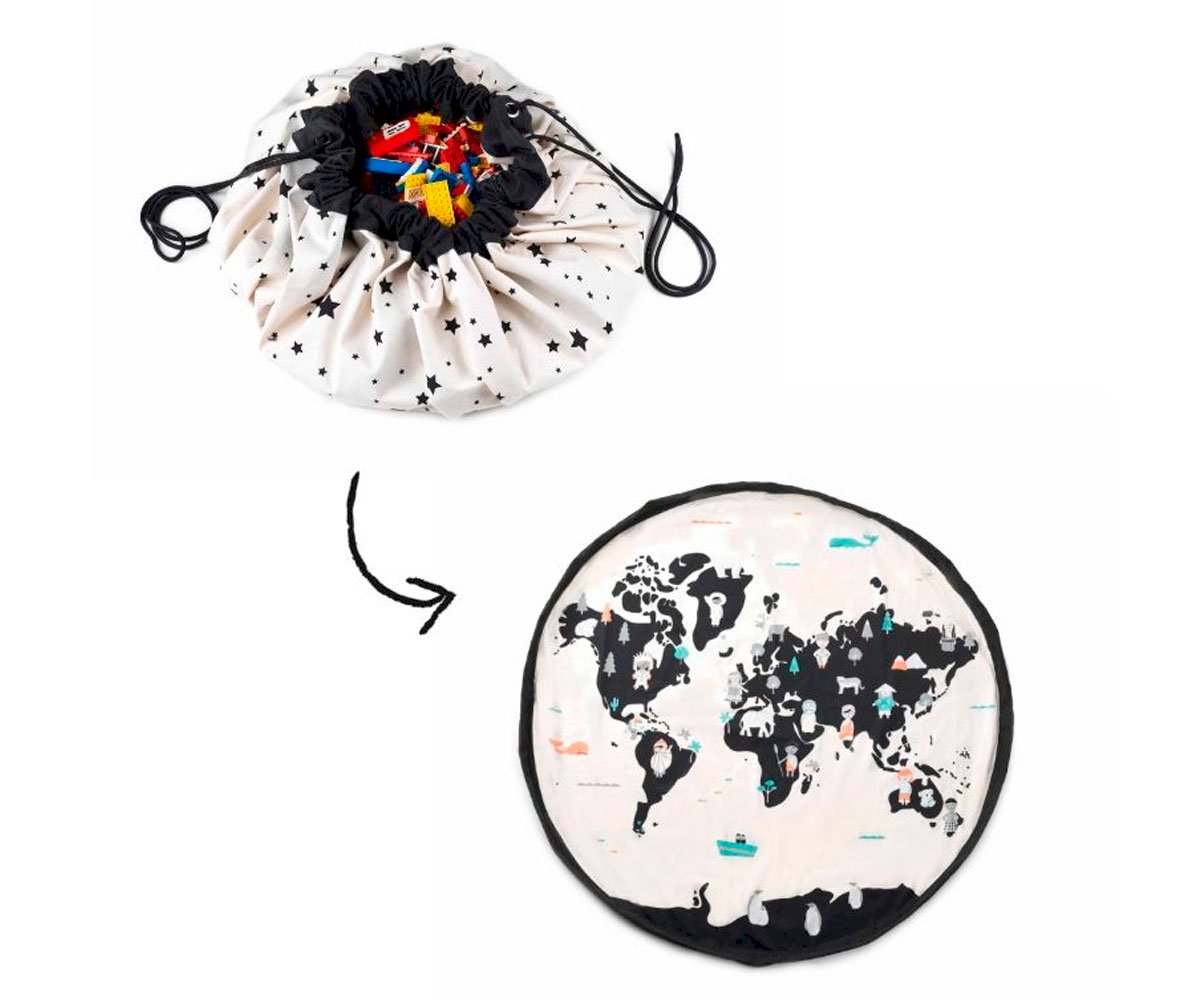 Saco Reversible Play & Go Worldmap