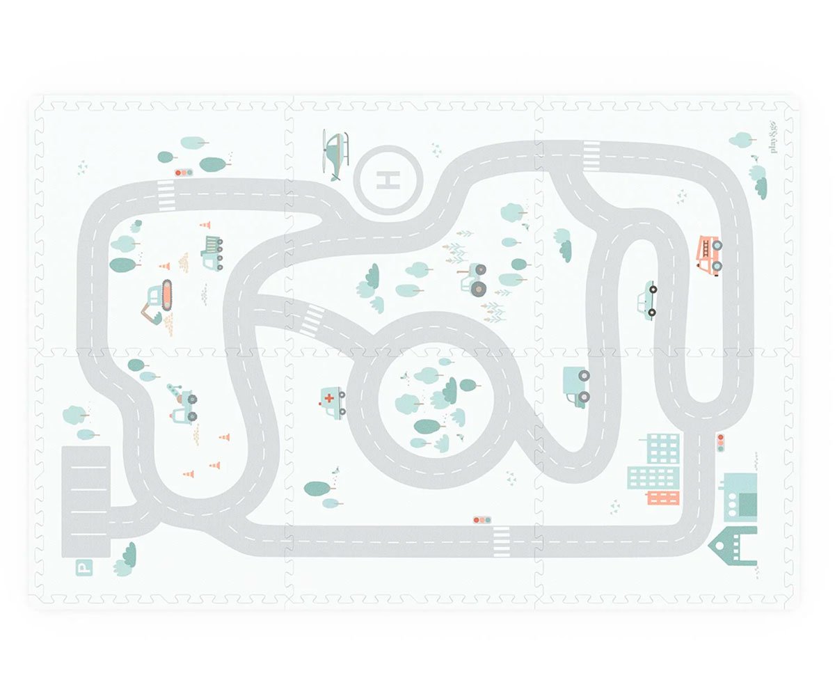 Alfombra de Juegos Tiloo Puzzle Circuito