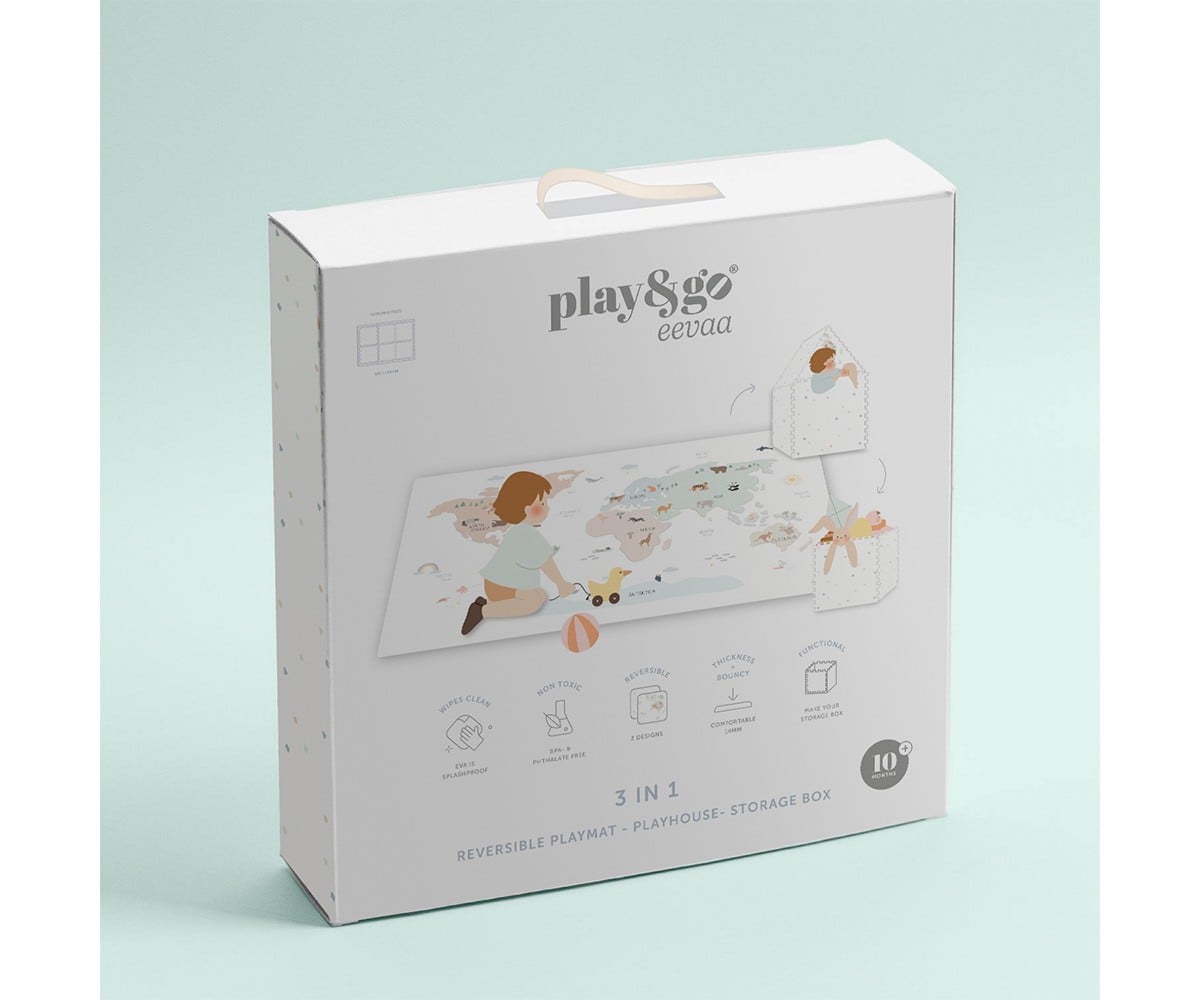 Alfombra de juegos Tiloo Puzzle Worldmap