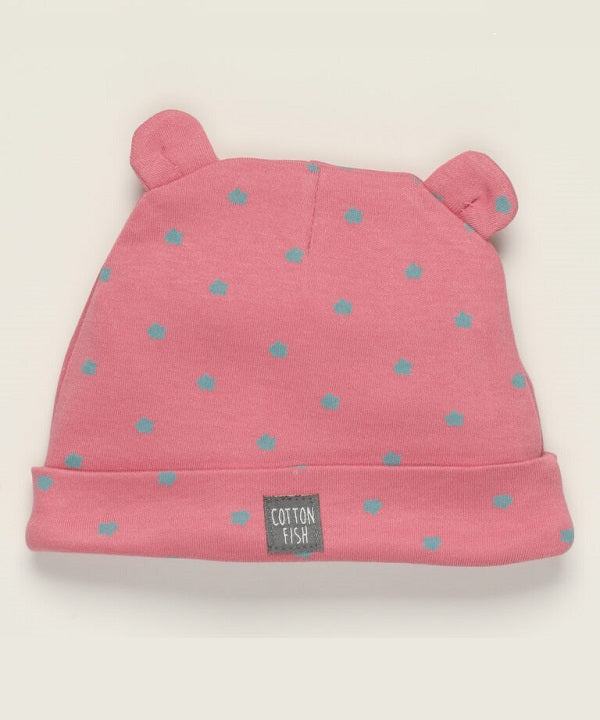 Gorrito Blossom topitos rosa