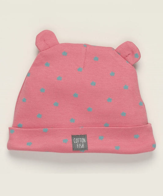 Gorrito Blossom topitos rosa