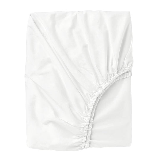 Sábana Bajera minicuna Algodón 100% Blanca
