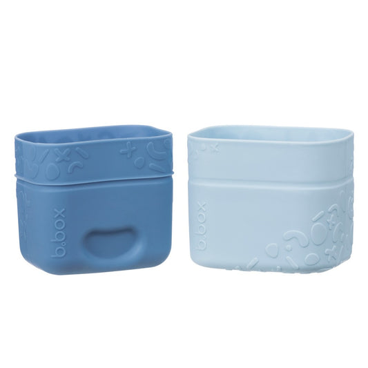 Vasitos snack de silicona B.Box - Ocean