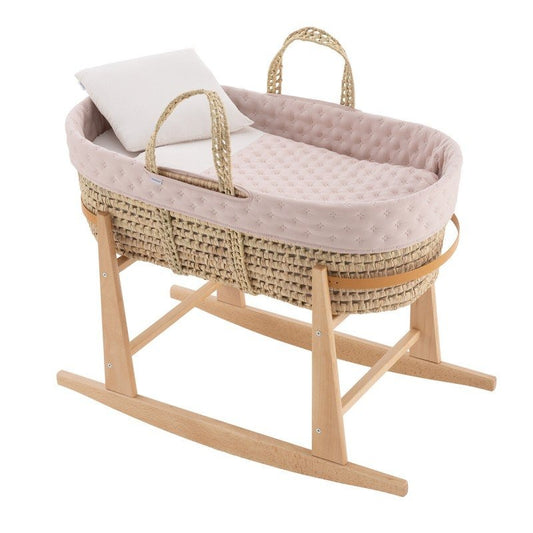 MOISES BEBE MIO CUCO + PATAS GEORGIA ROSA/BEIGE 39x80x61 CM