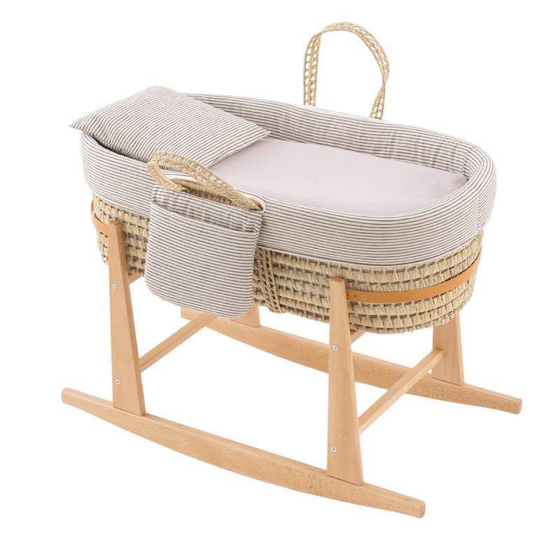 MOISES BEBE MIO CUCO + PATAS KANSAS BEIGE/GRIS 39x80x61 CM