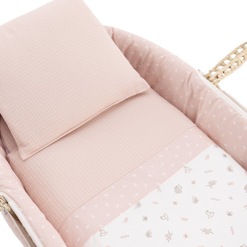 MOISES PALMA ACOLCH+PATA M.BCO CALMA ROSA/BCO 39x80x61 CM
