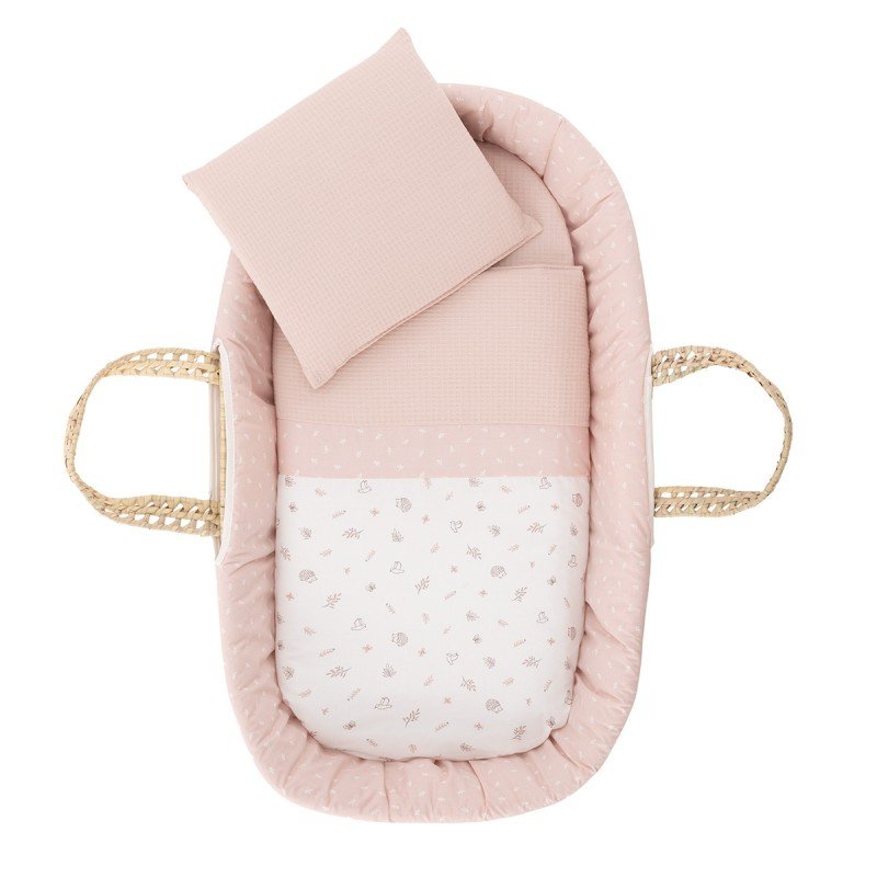 MOISES PALMA ACOLCH+PATA M.BCO CALMA ROSA/BCO 39x80x61 CM