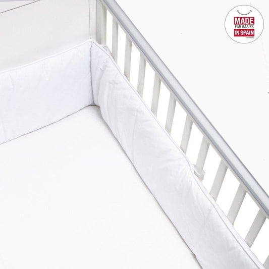 PROTECTOR CUNA 420 420x30x3 CM LISO E BLANCO
