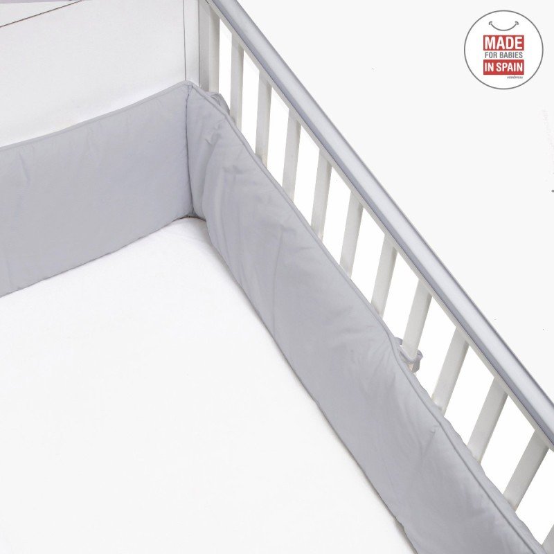 PROTECTOR CUNA 360 360x30x3 CM LISO E GRIS