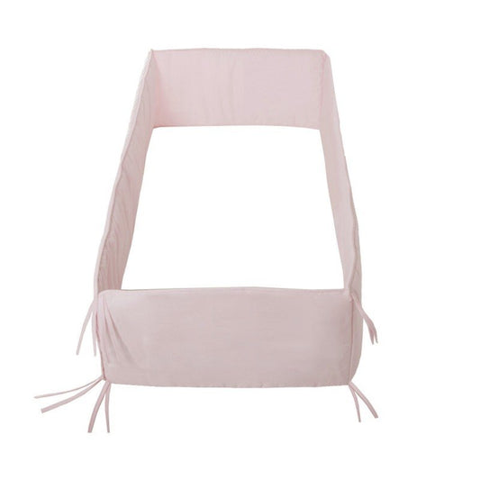 PROTECTOR CUNA 360 360x30x3 CM LISO E ROSA EMPOLVADO