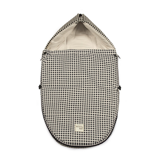 Saco Cuco 2 En 1 I Love Vichy Negro Entretiempo