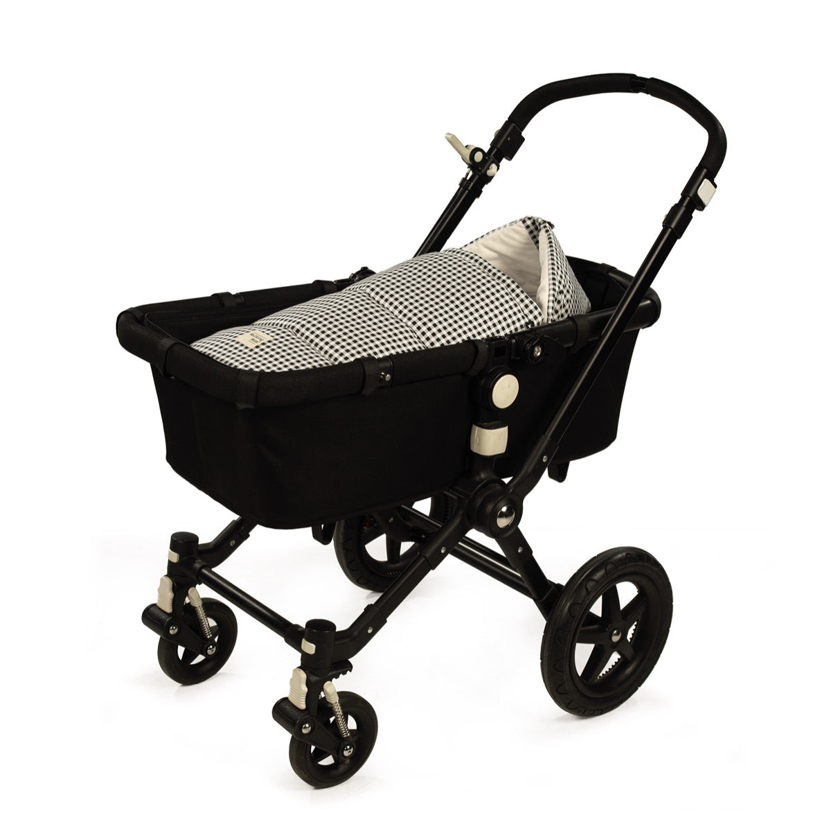 Saco Cuco 2 En 1 I Love Vichy Negro Invierno