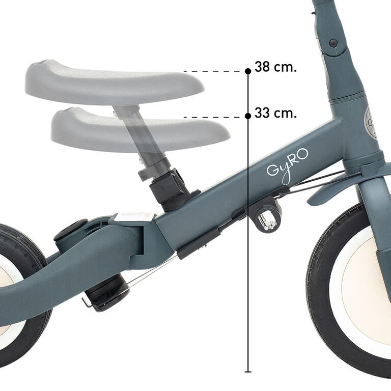 Triciclo multifunción evolutivo GYRO Gris
