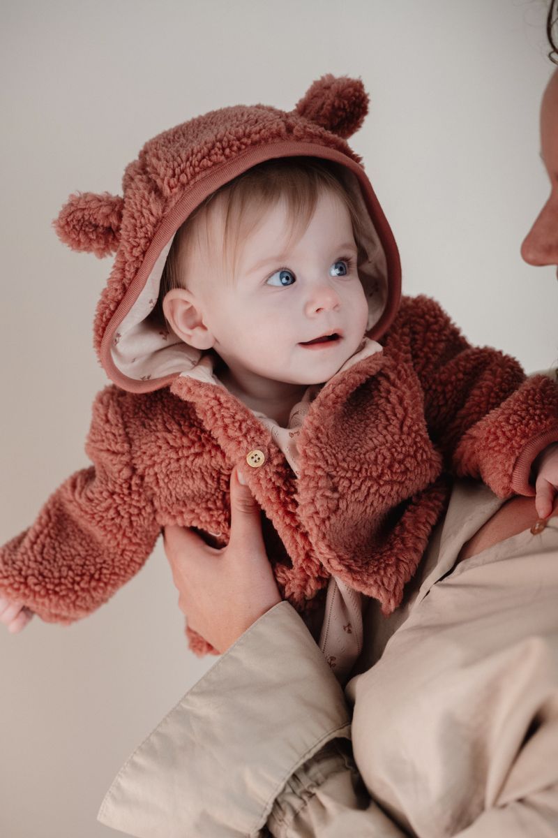 Cardigan Teddy Rosa Little Dutch